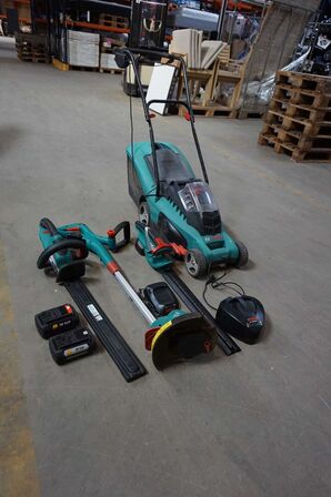 4 stk Bosch redskaber m. 2 stk 36V battreier (MOMSFRI)