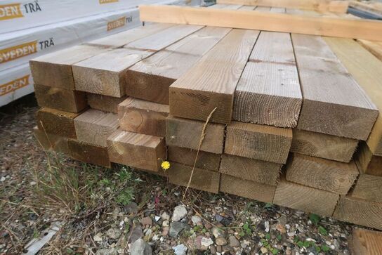 43,2 meter tømmer 50x98 mm