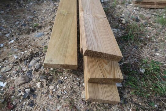 26,4 meter brædder 21x95 mm, trykimprægneret
