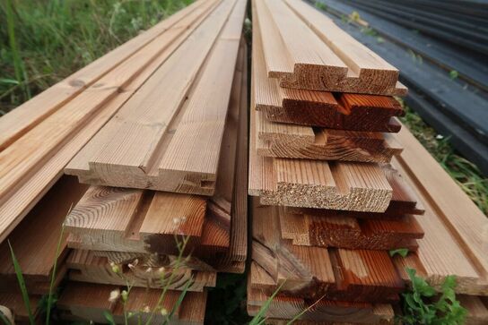 80,7 meter beklædning 21x120 mm