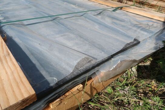 23 stk. eternit plank, 8 mm, sort
