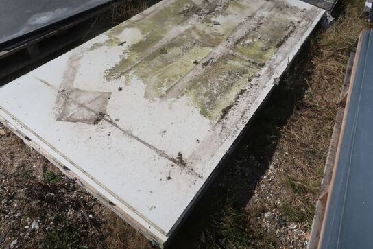 3 plader eternit, 8 mm, hvid