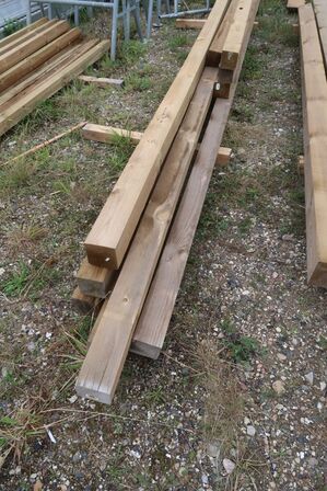 10 stk. stolper 97x97/100x100 mm, trykimprægneret