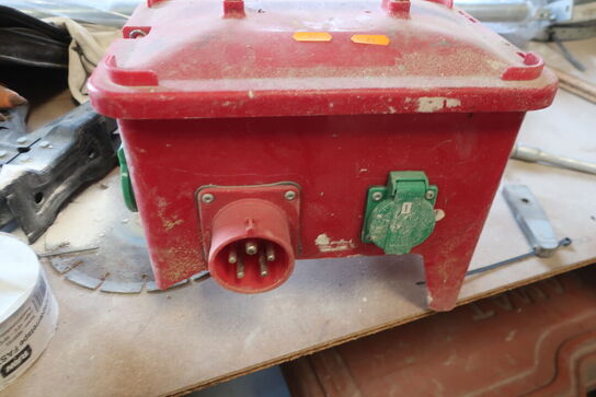 Byggestrømstavle MALMBERGS 16A