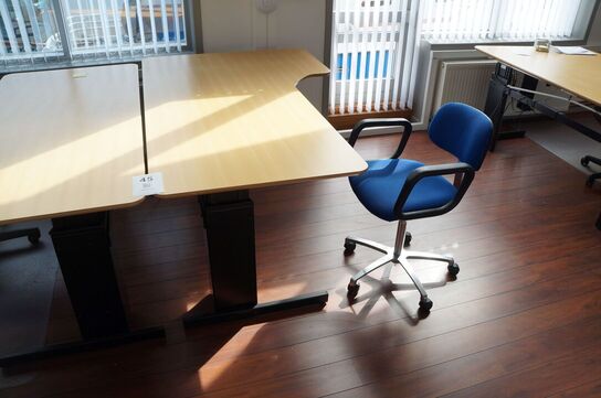 2 stk. El hæve/sænkebord inkl. Stole 