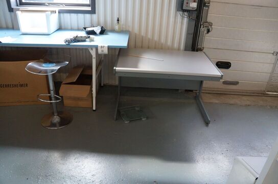 Arbejdsbord med indhold 