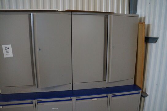 4 stk. arkivskabe BISLEY 