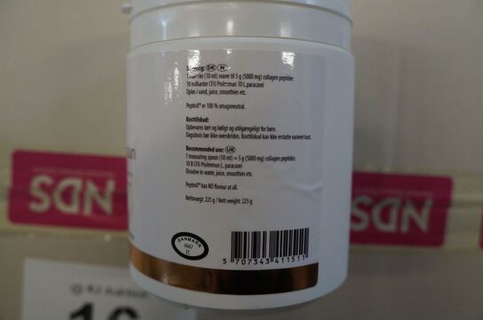 3 kasser med diverse NDS kosttilskud 