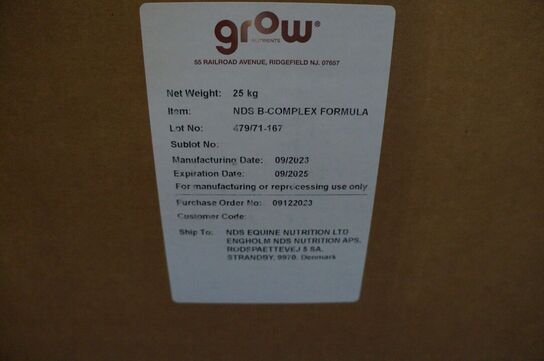 9 kasser NDS B-COMPLEX FORMULA 