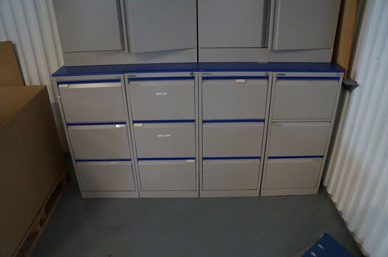 4 stk. arkivskabe BISLEY 