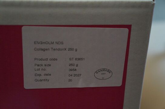 3 kasser med diverse NDS kosttilskud 