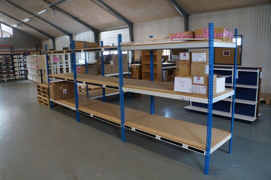 4 fags lagerreol uden indhold 