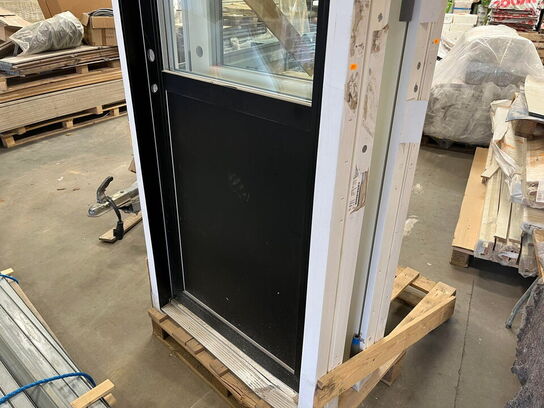 2 Døre med glas rude