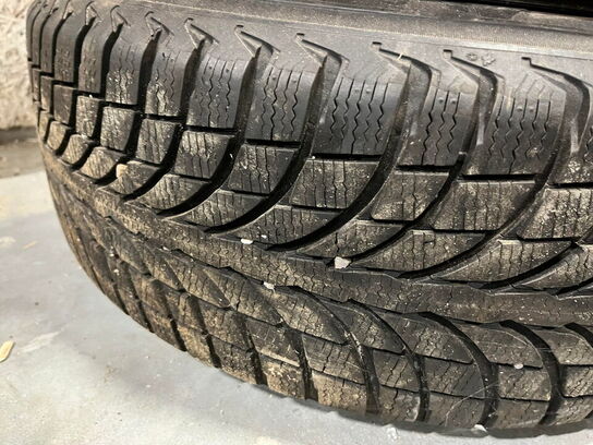 3 Stk. Alu fælger med Dæk