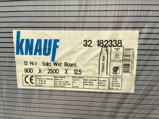 1 Palle med Knauf Vådgips plader