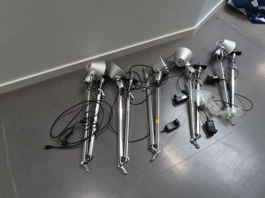 5 stk. lamper, ARTEMIDE TOLOMEO LED