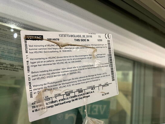 1 Palle med 3 Glas partier og dør