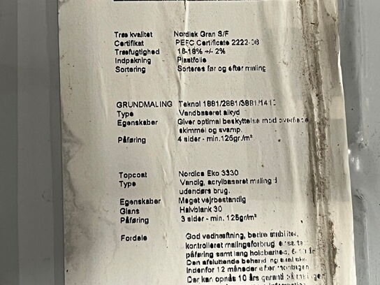 1 Palle med Facade Planker 