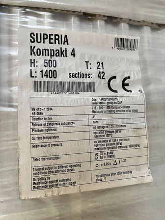 Blandet lot m. bla. Radiatore Varme blæser, Varmekilder