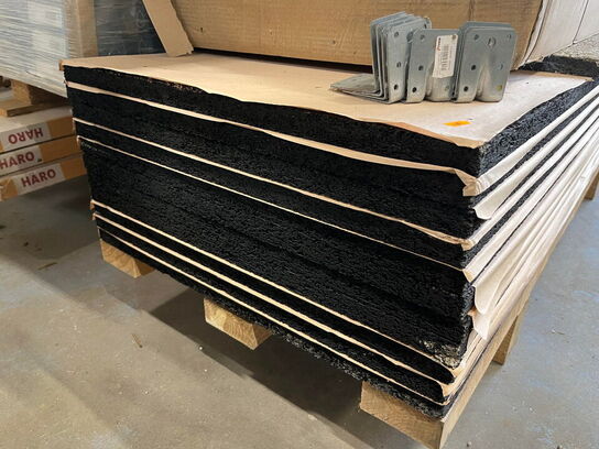 1 Palle med Sorte Troldtekt plader