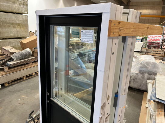 2 Døre med glas rude