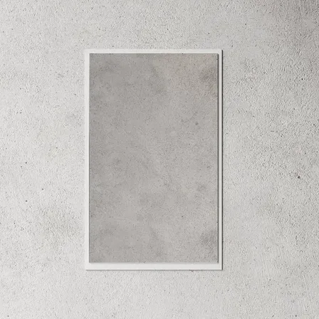 Nichba mirror small vægspejl – minimalistisk dansk design i hvid(ubrugt)