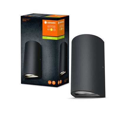 3 stk. ledvance udendørslampe endura up down led antracit væglampe(ubrugt)