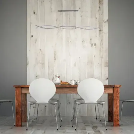 Briloner urbane wave led pendel der kan dæmpes via afbryder i aluminium(ubrugt)