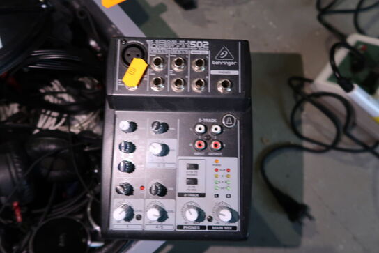 Mixer XENYX 502, div. Headsets m.m.