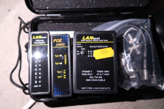 Kabeltester LANTEST, Luxmeter MONACOR LM-200 m.m.