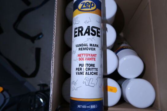 Kasse med graffiti fjerner ZEP ERASE