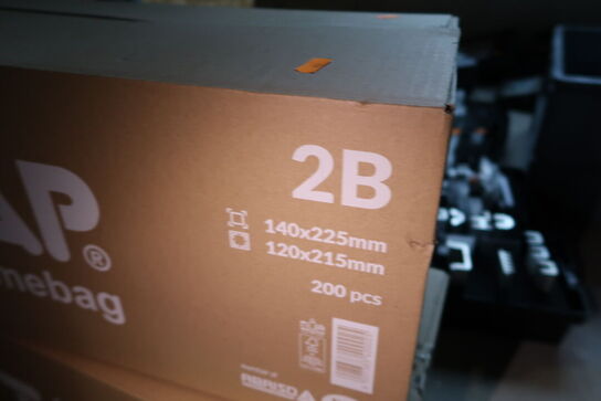 2 stk. kasser med boblekuverter TAP ComeBag