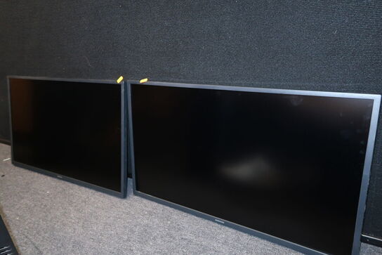 2 stk. computerskærme SAMSUNG U32J590UQP