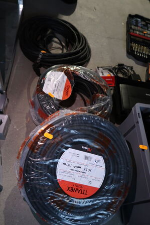 3 ruller kabler bl.a. TITANEX H07RN-F