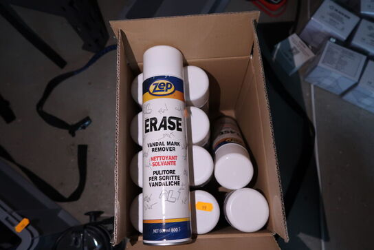 Kasse med graffiti fjerner ZEP ERASE