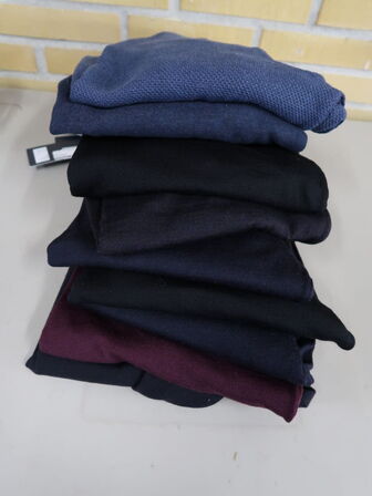 9 stk. Trøjer M, ROBERTO JEAN, REGMAN, CLIPPER