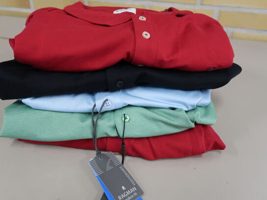 5 stk. Poloer 6XL REDGREEN, RAGMAN, ID