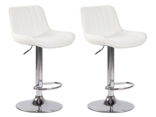 2 stk. barstole model "Lyon", hvid.