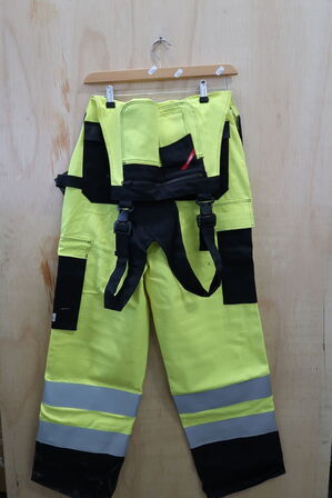 1 stk. Engel | Safety+ EN ISO 20471 Multinorm overall | Gul/sort | 100