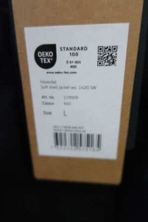 1 stk. Fristads | Acode Foret softshell jakke, dame | Sort | L