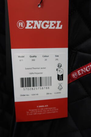 1 stk. Engel | Standard termojakke | Sort | 2XL