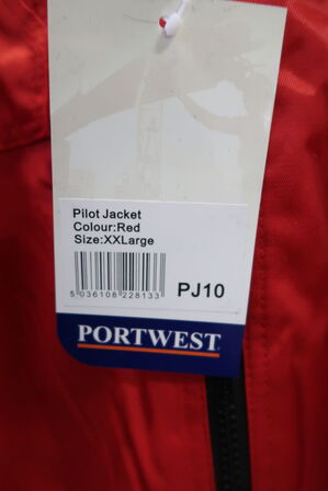 1 stk. Portwest | Pilotjakke | Rød | 2XL
