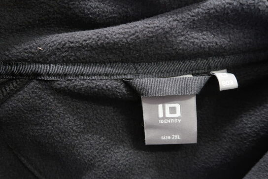 1 stk. ID I Fleece I Sort I 2XL
