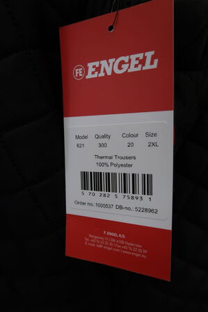1 stk. Engel | Standard termobuks | Sort | 2XL
