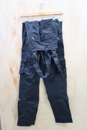 1 stk. Engel | X-treme strækbar overall | Sort | 88