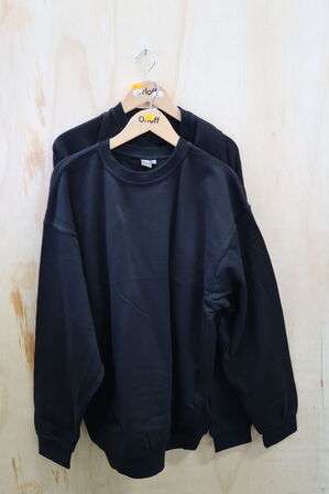 2 stk. ID I Sweatshirt I Sort I 2XL 