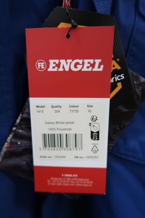 1 stk. Engel | Galaxy vinterjakke | Blå/sort | XL