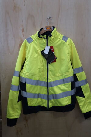 1 stk. Engel | Safety softshelljakke | Gul/blå | 2XL
