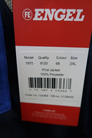 1 stk. Engel | Pilot Jakke | Marine | 2XL