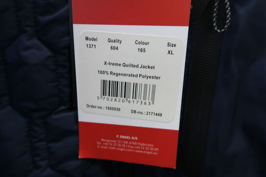 1 stk. Engel | X-treme quiltet jakke | Mørk blå | XL
